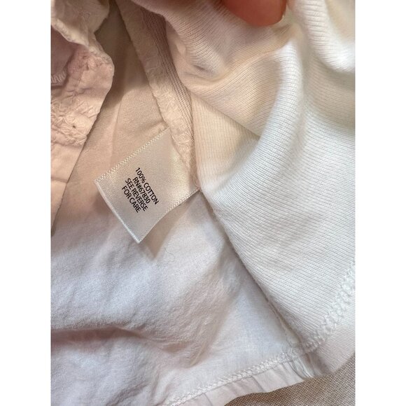 Croft & Borrow Women's Embroidered Button Down Shirt Long Sleeve Size XXL White - Picture 4 of 11